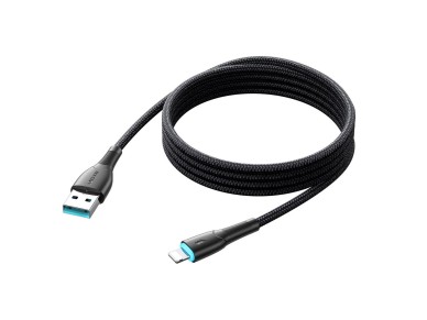 Cable USB-A/Lightning Joyroom Starry Series SA32-AL3 de 3 A y 1 m - negro Cable USB-A/Lightning Joyroom Starry Series SA32-AL3 de 3 A y 1 m - negro