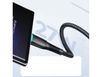 Cabo USB-A/USB-C Joyroom Starry Series SA32-AC3 3A de 1 m - preto Cabo USB-A/USB-C Joyroom Starry Series SA32-AC3 3A de 1 m - preto