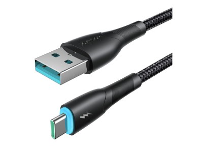 Joyroom Starry Series SA32-AC3 3A USB-A / USB-C cable 1m - black
