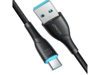 Cable USB-A/USB-C de 1 m para Joyroom Starry series SA32-AC6 de 100 W - negro Cable USB-A/USB-C de 1 m para Joyroom Starry series SA32-AC6 de 100 W - negro