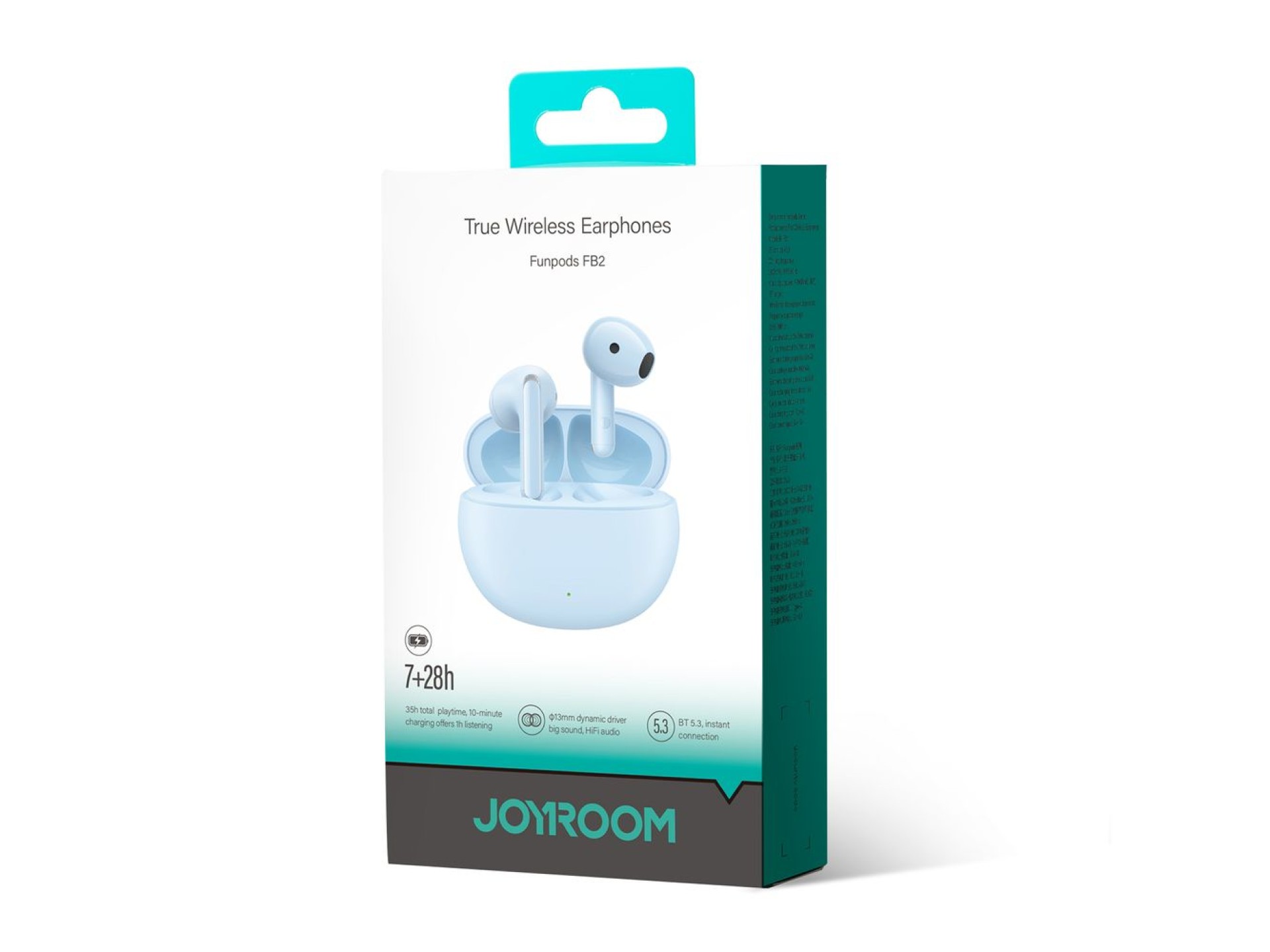 Auriculares inalámbricos intrauditivos Joyroom Funpods (JR-FB2) - azules