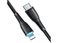 Joyroom Starry Series SA32-CL3 30W USB-C / Lightning cable 1m - black Joyroom Starry Series SA32-CL3 30W USB-C / Lightning cable 1m - black