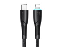 Joyroom Starry Series SA32-CL3 30W USB-C / Lightning cable 1m - black Joyroom Starry Series SA32-CL3 30W USB-C / Lightning cable 1m - black