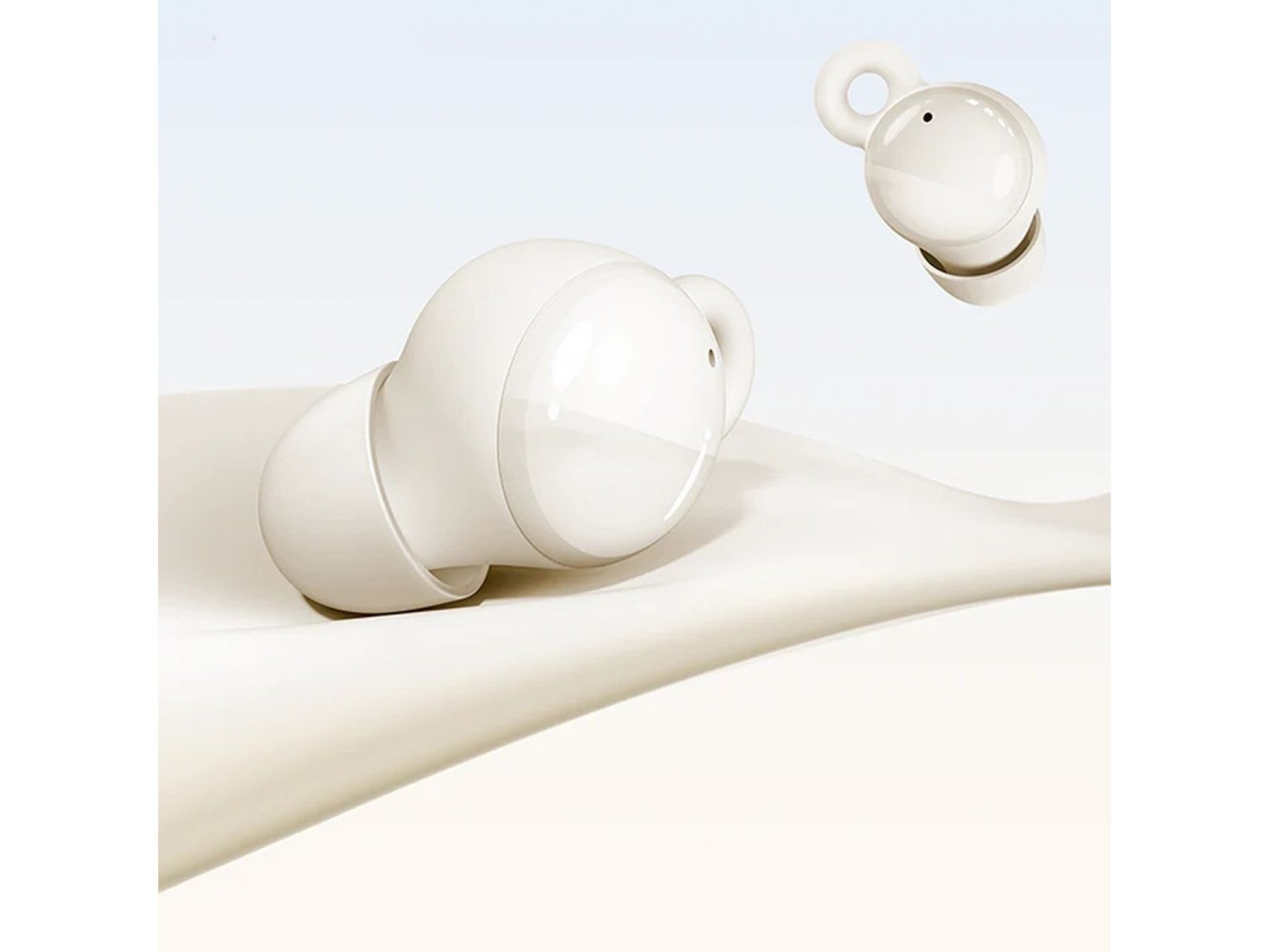 Fones de ouvido intra-auriculares sem fio Joyroom JR-TS3 para dormir - branco