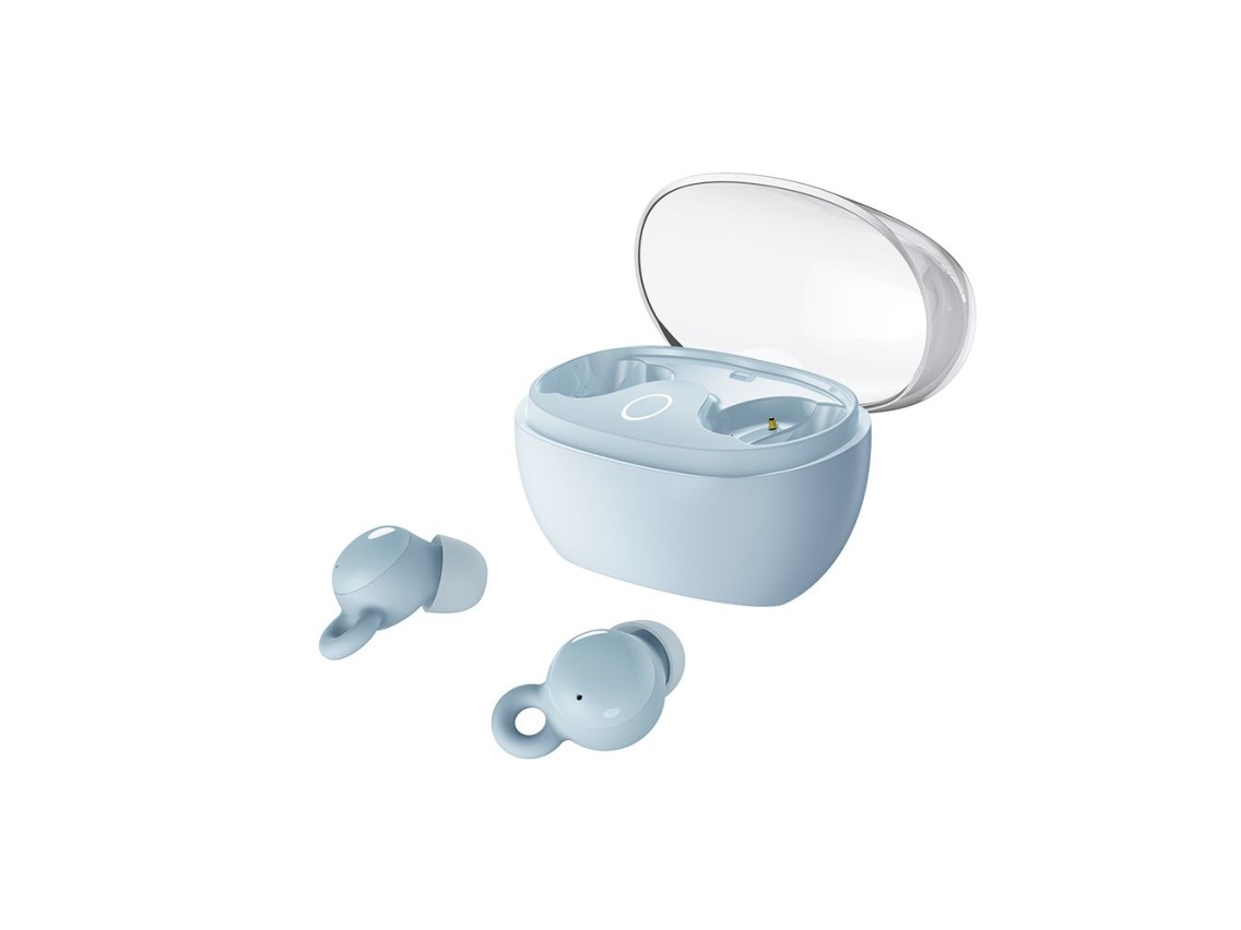Fones de ouvido intra-auriculares sem fio Joyroom JR-TS3 para dormir - azul