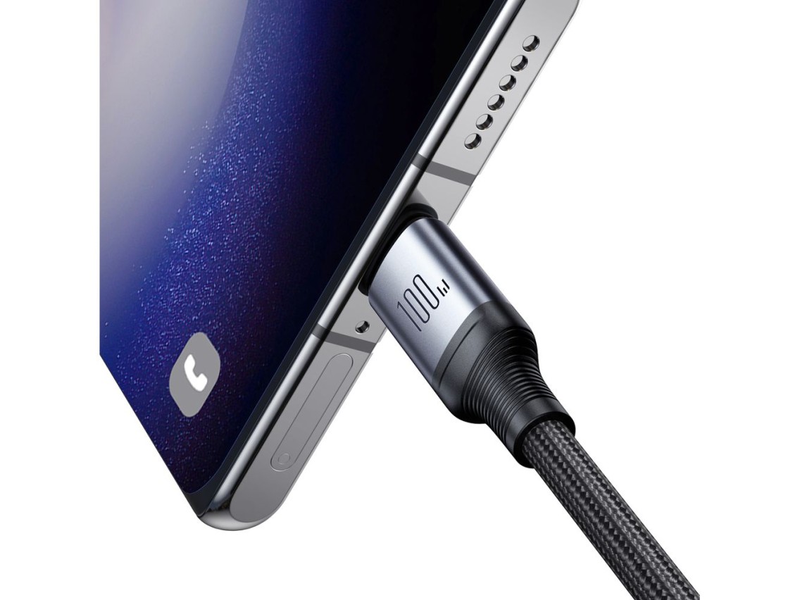 Cable USB-C/USB-C Joyroom Speedy Series S-A21 2 en 1, 100 W, 1,5 m, negro