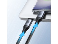 Cable USB-C/USB-C Joyroom Speedy Series S-A21 2 en 1, 100 W, 1,5 m, negro