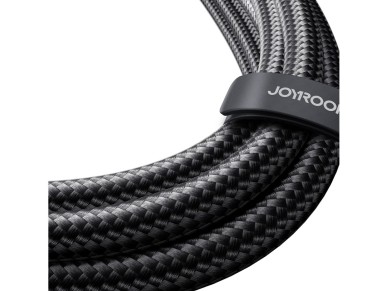 Joyroom Speedy Series S-A21 2 em 1 USB-C - Cabo USB-C / USB-C 100W 1,5m - preto