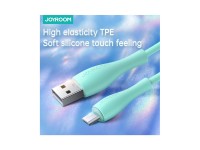 Cable de datos Joyroom Bowling S-2030M8 USB-A / micro USB 3A 2m - verde