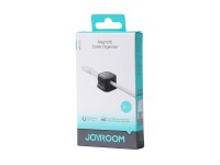 Joyroom JR-ZS368 magnetic cable organizer - black (3 pcs.)