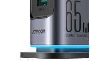 Joyroom JR-TCM02 Multiport GaN Charger 65W EU 4x USB-C 2x USB-A - Dark Gray Joyroom JR-TCM02 Multiport GaN Charger 65W EU 4x USB-C 2x USB-A - Dark Gray