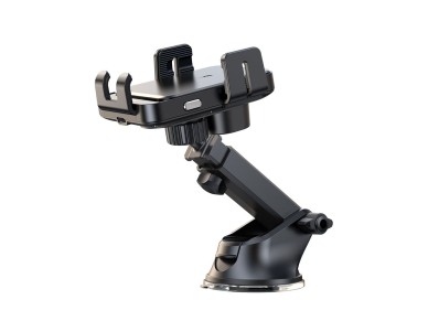 Joyroom JR-ZS219 electric dashboard mount with 15W inductive charger - black Joyroom JR-ZS219 electric dashboard mount with 15W inductive charger - black