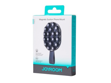 Suporte magn�tico Joyroom JR-ZS393-S com ventosas para celulares de 4,7 a 7 polegadas - preto
