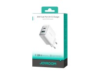 Joyroom JR-TCF15 network charger USB-C / USB-A 30W - white