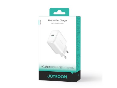 Joyroom JR-TCF24 USB-C PD 30W QC SFC network charger - white Joyroom JR-TCF24 USB-C PD 30W QC SFC network charger - white