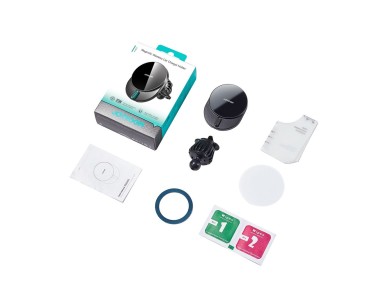 Joyroom JR-ZS409 magnetic holder with 15W inductive charger for car air vent - black Joyroom JR-ZS409 magnetic holder with 15W inductive charger for car air vent - black