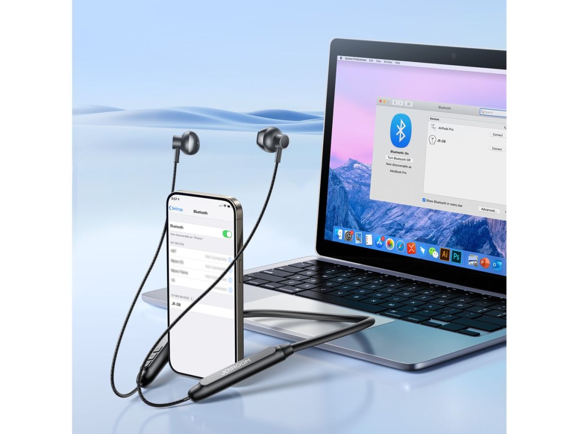 Auriculares inalámbricos Bluetooth Joyroom JR-D8 con diadema - Negro