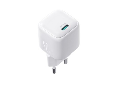 Cargador de pared Joyroom JR-TCG08 GaN de 20 W con suministro de energía - Blanco Cargador de pared Joyroom JR-TCG08 GaN de 20 W con suministro de energía - Blanco
