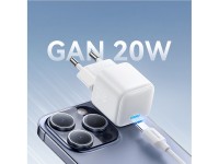 Joyroom JR-TCG08 GaN 20W Power Delivery Wall Charger - White Joyroom JR-TCG08 GaN 20W Power Delivery Wall Charger - White