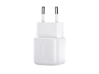 Cargador de pared Joyroom JR-TCG08 GaN de 20 W con suministro de energía - Blanco Cargador de pared Joyroom JR-TCG08 GaN de 20 W con suministro de energía - Blanco