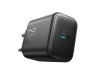 Carregador de rede Joyroom JR-TCF23 USB-C 25W SFC/PPS/PD - preto + cabo USB-C/USB-C de 1m Carregador de rede Joyroom JR-TCF23 USB-C 25W SFC/PPS/PD - preto + cabo USB-C/USB-C de 1m