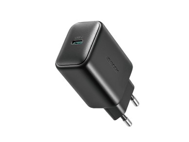 Joyroom JR-TCF23 network charger USB-C 25W SFC / PPS / PD - black + USB-C / USB-C cable 1m Joyroom JR-TCF23 network charger USB-C 25W SFC / PPS / PD - black + USB-C / USB-C cable 1m