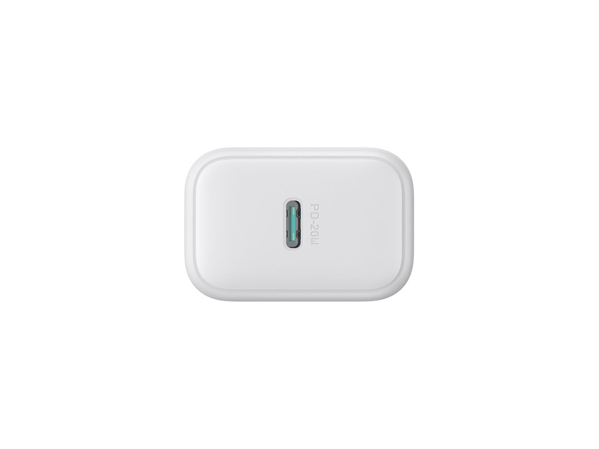 Joyroom JR-TCF20 USB-C PD 20W network charger - white + USB-C / Lightning cable 1m