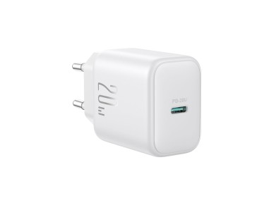 Joyroom JR-TCF20 USB-C PD 20W network charger - white + USB-C / Lightning cable 1m Joyroom JR-TCF20 USB-C PD 20W network charger - white + USB-C / Lightning cable 1m