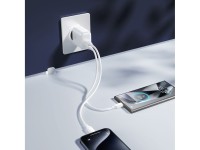 Cargador de red Joyroom JR-TCF12 2x USB-C 20W PD / QC 3.0 - blanco Cargador de red Joyroom JR-TCF12 2x USB-C 20W PD / QC 3.0 - blanco
