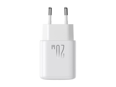 Joyroom JR-TCF12 mains charger 2x USB-C 20W PD / QC 3.0 - white Joyroom JR-TCF12 mains charger 2x USB-C 20W PD / QC 3.0 - white