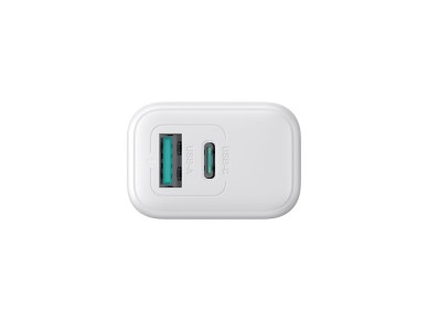 Joyroom JR-TCF21 network charger USB-C / USB-A 20W PD / QC 3.0 - white