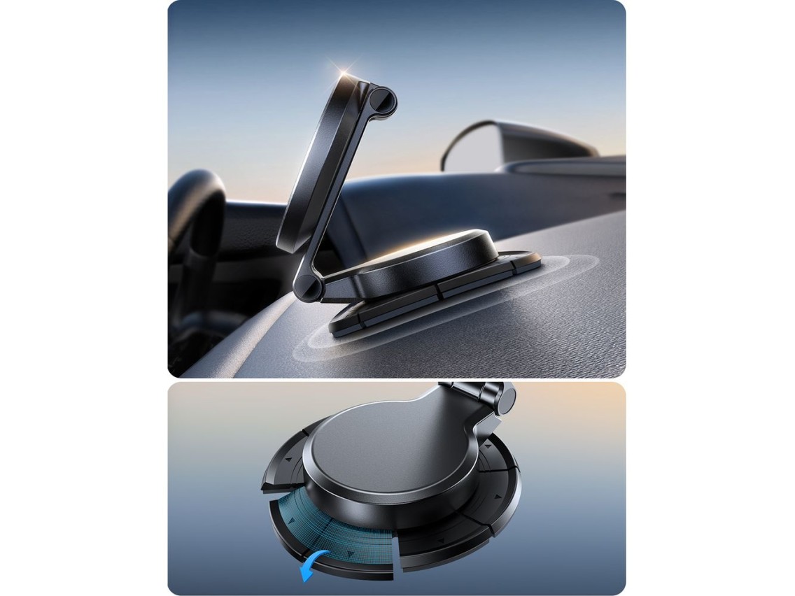 Soporte magn�tico Joyroom JR-ZS408 con cargador inductivo de 15 W para el habit�culo del coche - neg