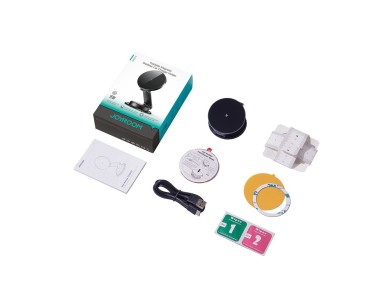 Joyroom JR-ZS408 magnetic holder with 15W inductive charger for car cockpit - black