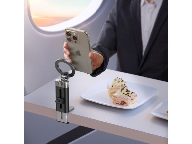 Suporte magnético portátil Joyroom JR-ZS413 para celulares de 4,7 a 7 polegadas - preto Suporte magnético portátil Joyroom JR-ZS413 para celulares de 4,7 a 7 polegadas - preto