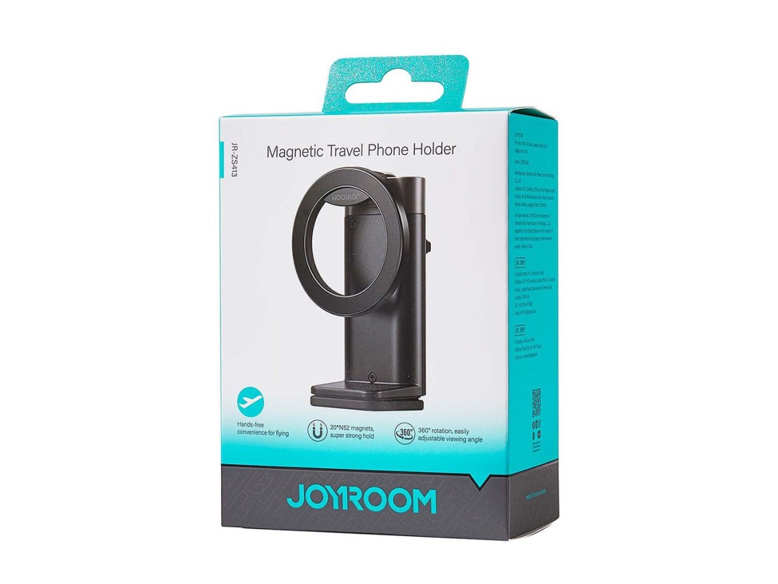 Suporte magnético portátil Joyroom JR-ZS413 para celulares de 4,7 a 7 polegadas - preto