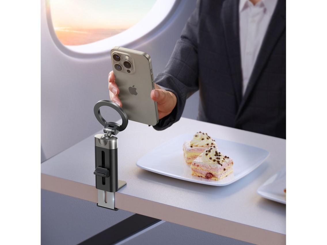 Suporte magnético portátil Joyroom JR-ZS413 para celulares de 4,7 a 7 polegadas - preto