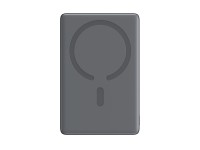 Batería externa Joyroom JR-PBM08 de 5000 mAh y 20 W, ultradelgada con carga inductiva - gris Batería externa Joyroom JR-PBM08 de 5000 mAh y 20 W, ultradelgada con carga inductiva - gris
