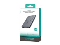 Batería externa Joyroom JR-PBM08 de 5000 mAh y 20 W, ultradelgada con carga inductiva - gris Batería externa Joyroom JR-PBM08 de 5000 mAh y 20 W, ultradelgada con carga inductiva - gris