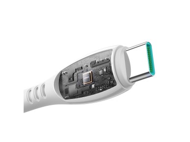 Joyroom S-A59 Serie Vibrant 60W USB-C - Cable USB-C de 1,2 m - Blanco