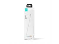 Joyroom JR-X9S stylus active pen with 2 replaceable tips - white Joyroom JR-X9S stylus active pen with 2 replaceable tips - white