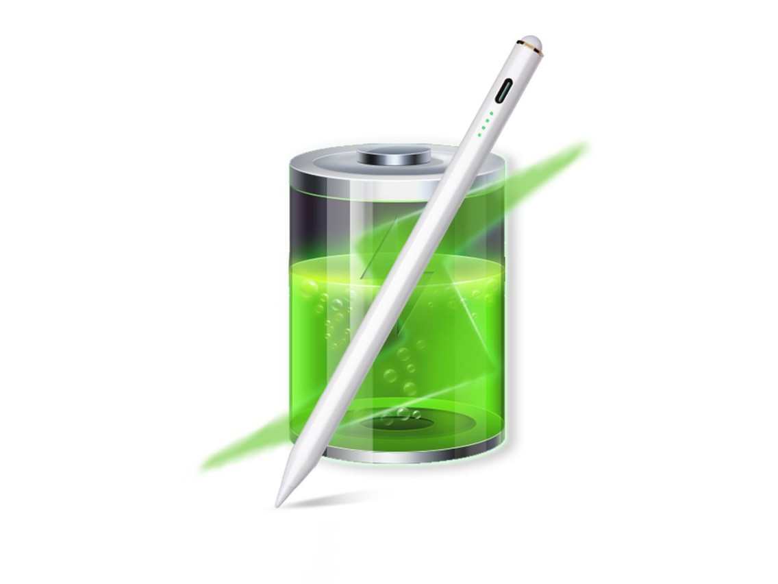 Joyroom JR-X9S stylus active pen with 2 replaceable tips - white