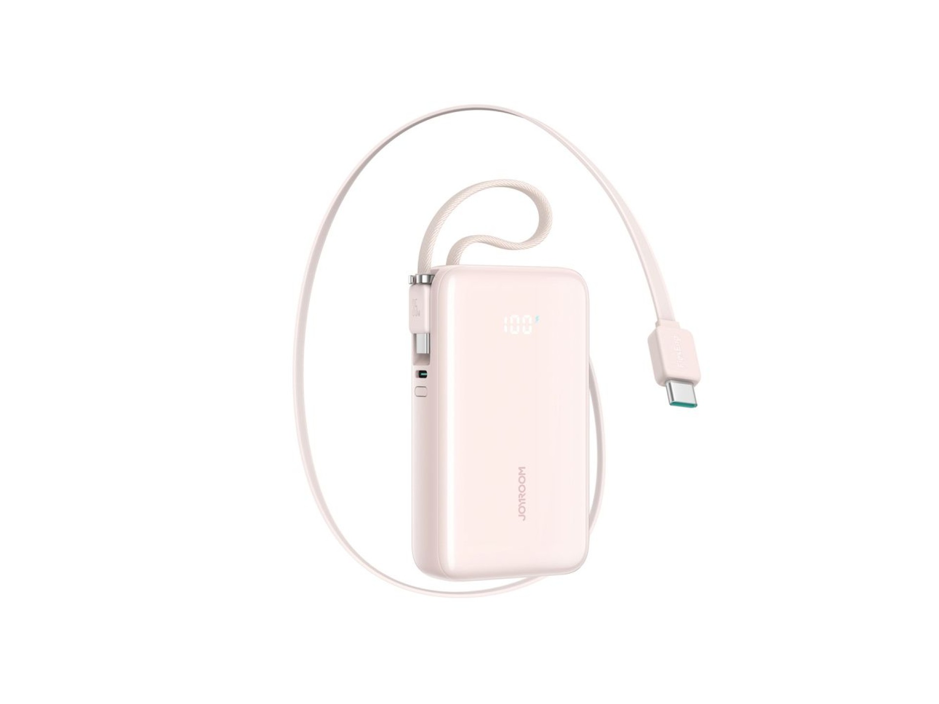 Joyroom JR-PR2L 10000mAh 35W Power Bank with Built-in Retractable USB-C Cable and USB-C Lanyard Cabl