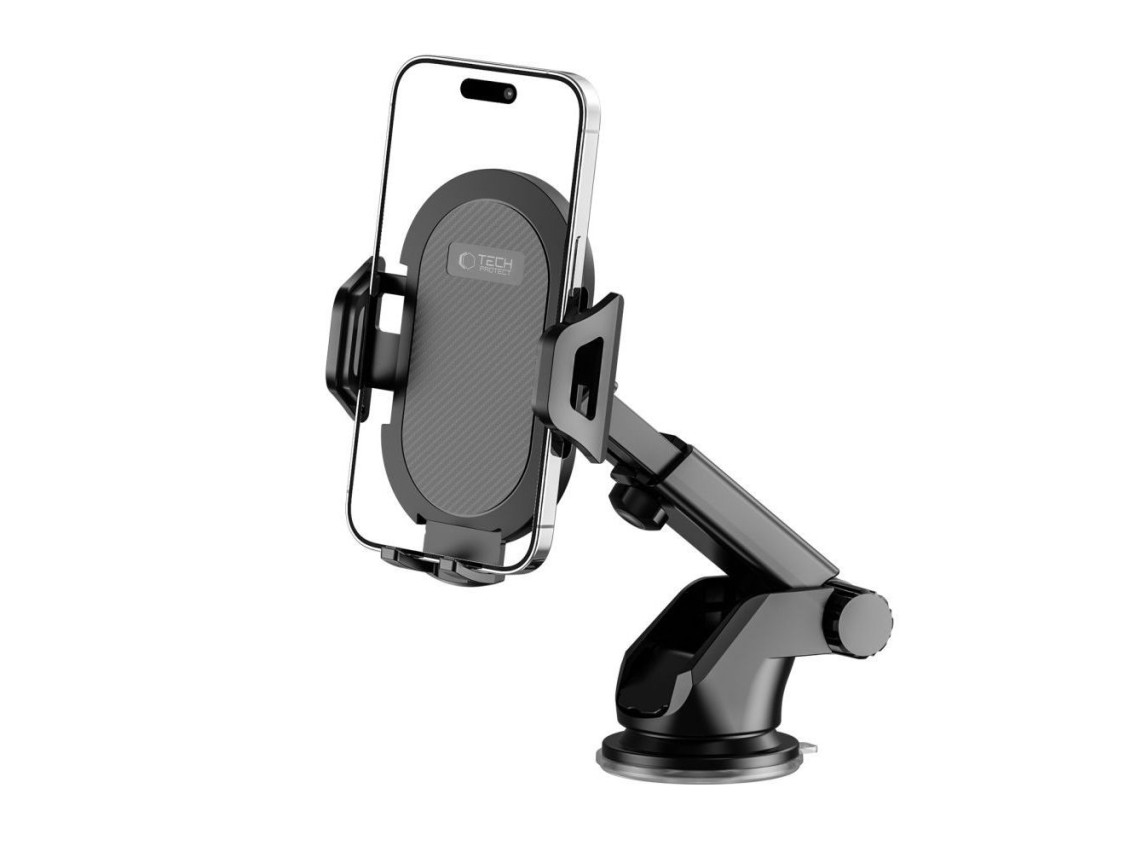 Suporte para celular Tech-Protect V1 para para-brisa/painel de instrumentos - Preto