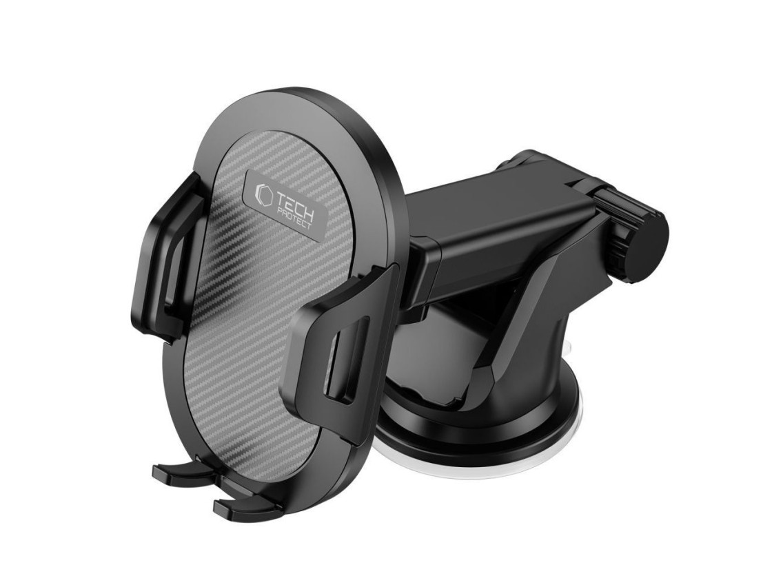 Suporte para celular Tech-Protect V1 para para-brisa/painel de instrumentos - Preto