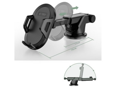 Suporte para celular Tech-Protect V1 para para-brisa/painel de instrumentos - Preto