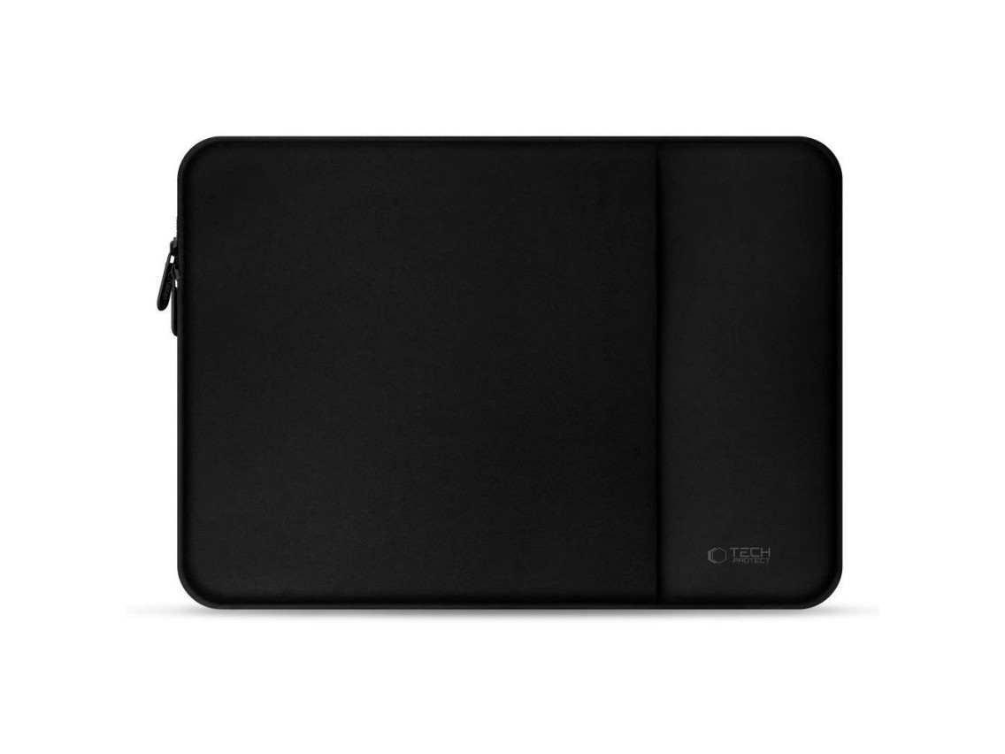 Capa para laptop Tech-Protect de neoprene de 13 polegadas - Preta