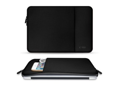 Capa para laptop Tech-Protect em neoprene de 15 a 16 polegadas - Preta Capa para laptop Tech-Protect em neoprene de 15 a 16 polegadas - Preta