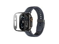 Protetor de tela de vidro AmazingThing Radix com capa para Apple Watch Ultra 3 49mm - Preto