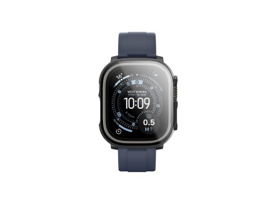 Protetor de tela de vidro AmazingThing Radix com capa para Apple Watch Ultra 3 49mm - Preto
