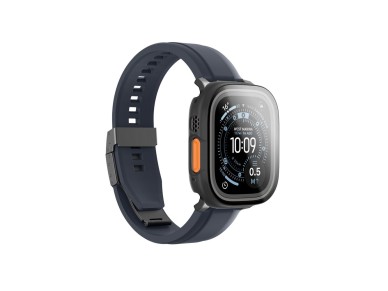 Protetor de tela de vidro AmazingThing Radix com capa para Apple Watch Ultra 3 49mm - Preto